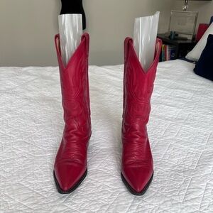 Justin Boots Women's Red Cowboy Boots